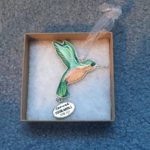 Ganz “Spread Your Wings and Fly” Hummingbird Ornament
